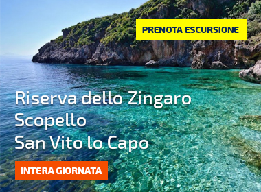 Escursione in barca Riserva dello Zingaro Scopello San Vito lo Capo interna giornata